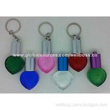 Colorfull Crystal USB Flash Drives, Customized Packaging Types/Logos Accepted, 256MB to 32GBNew